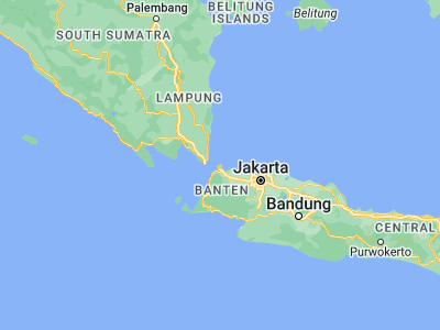 Map showing location of Kubangkepuh (-5.8994, 106.0284)
