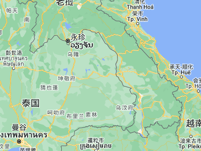 Map showing location of Kuchinarai (16.541, 104.05004)