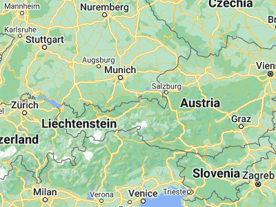 Map showing location of Kufstein (47.58333, 12.16667)