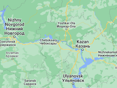 Map showing location of Kugesi (56.02895, 47.29255)