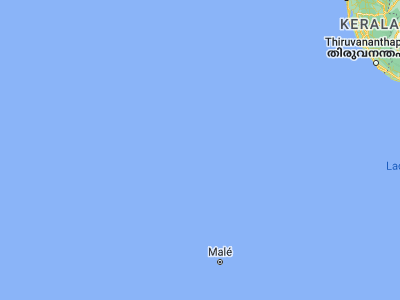 Map showing location of Kulhudhuffushi (6.62207, 73.06998)