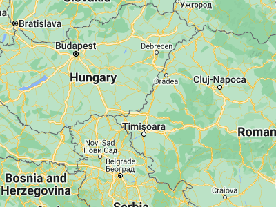 Map showing location of Kunágota (46.43333, 21.05)