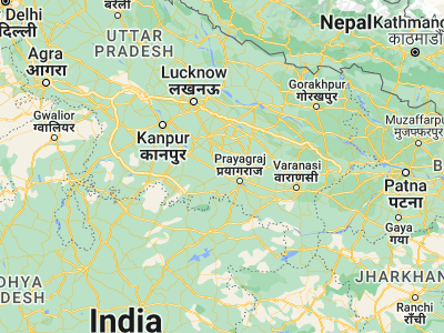 Map showing location of Kunda (25.71935, 81.51268)