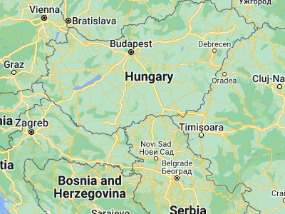 Map showing location of Kunfehértó (46.36091, 19.41454)