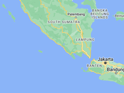 Map showing location of Kuripan (-5.03546, 103.7642)