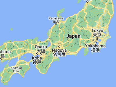 Map showing location of Kuroda (35.35, 136.78333)