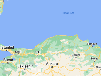 Map showing location of Kurucaşile (41.83781, 32.71621)