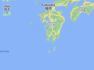 Map showing location of Kushikino (31.71667, 130.26667)