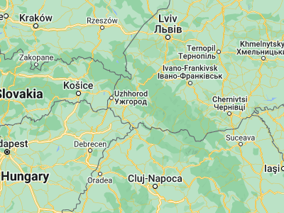Map showing location of Kushnytsya (48.43988, 23.25816)