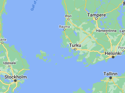 Map showing location of Kustavi (60.54529, 21.3588)