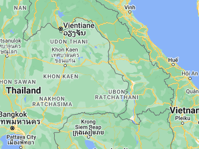 Map showing location of Kut Chum (16.03289, 104.33936)