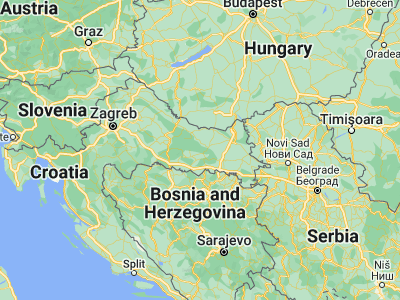Map showing location of Kutjevo (45.42611, 17.8825)