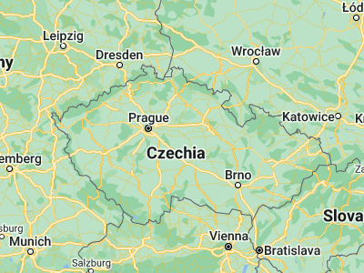 Map showing location of Kutná Hora (49.94839, 15.26816)