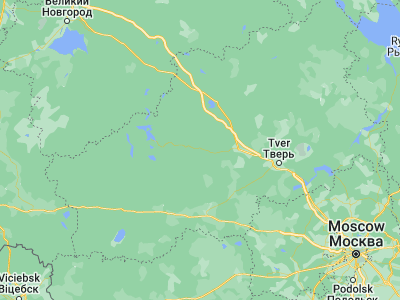 Map showing location of Kuvshinovo (57.02953, 34.17252)