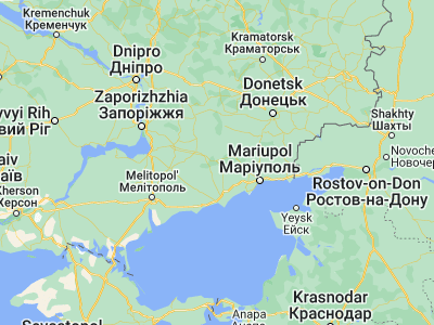 Map showing location of Kuybysheve (47.358, 36.64908)