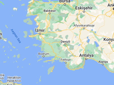 Map showing location of Kuyucak (37.9133, 28.45917)