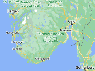 Map showing location of Kviteseid (59.40223, 8.49267)