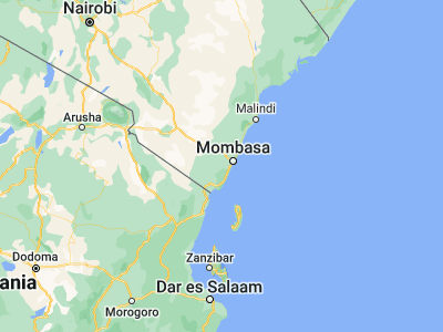 Map showing location of Kwale (-4.17375, 39.45206)