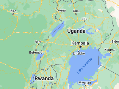 Map showing location of Kyegegwa (0.50222, 31.04139)