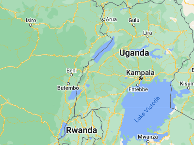 Map showing location of Kyenjojo (0.63278, 30.62139)