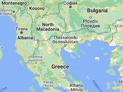 Map showing location of Kýmina (40.61472, 22.69111)