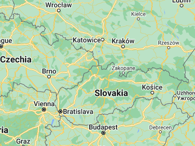Map showing location of Kysucké Nové Mesto (49.3, 18.78333)