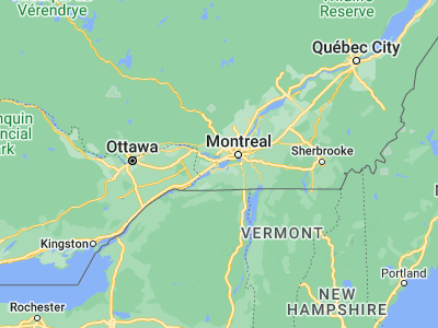Map showing location of L'Île-Perrot (45.38338, -73.9492)