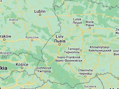 Map showing location of L'viv (49.83826, 24.02324)