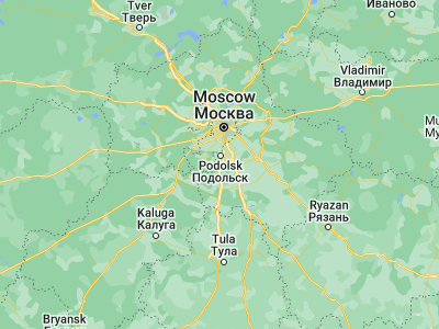 Map showing location of L’vovskiy (55.31872, 37.52337)