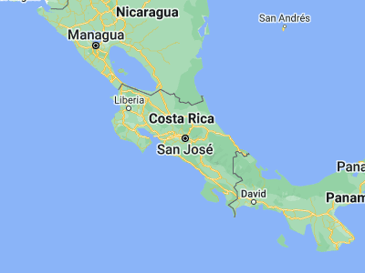 Map showing location of La Asunción (9.97961, -84.17281)
