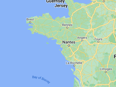 Map showing location of La Baule-Escoublac (47.29221, -2.36395)