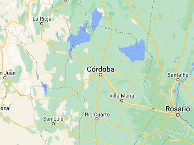 Map showing location of La Calera (-31.34377, -64.33529)