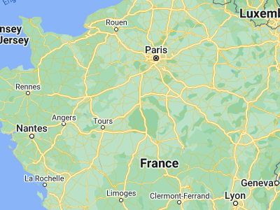 Map showing location of La Chapelle-Saint-Mesmin (47.88648, 1.8345)