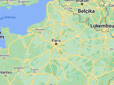 Map showing location of La Courneuve (48.92805, 2.39627)
