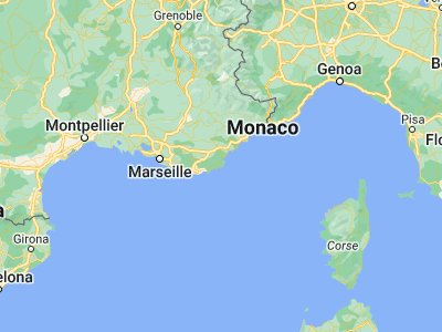 Map showing location of La Croix-Valmer (43.20795, 6.56696)