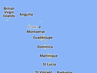 Map showing location of La Désirade (16.31838, -61.05194)