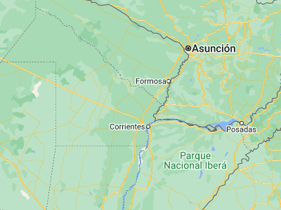 Map showing location of La Eduvigis (-26.85545, -59.06842)
