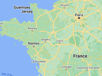Map showing location of La Flèche (47.69815, -0.07553)