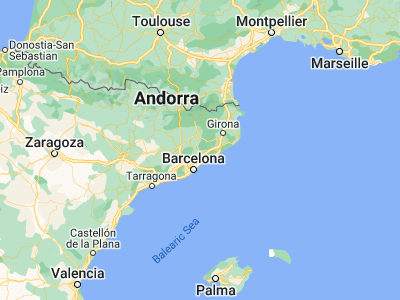 Map showing location of la Garriga (41.68333, 2.28333)