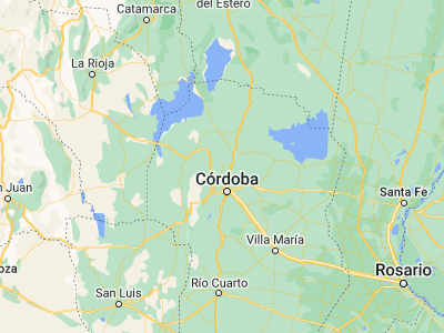 Map showing location of La Granja (-31.00919, -64.26869)