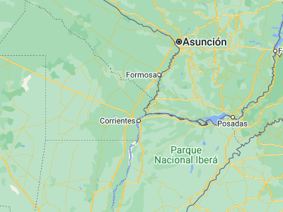 Map showing location of La Leonesa (-27.03786, -58.70347)