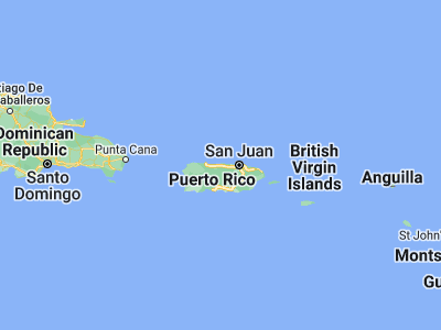 Map showing location of La Luisa (18.44884, -66.50989)
