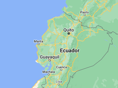 Map showing location of La Maná (-0.93333, -79.21667)