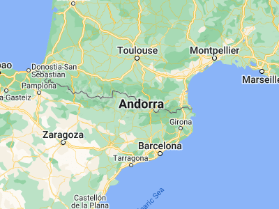 Map showing location of la Massana (42.54499, 1.51483)