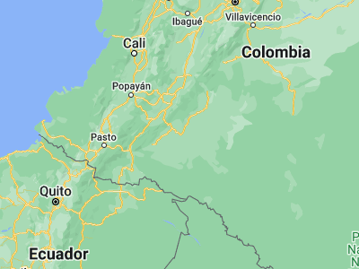 Map showing location of La Montañita (1.4766, -75.4398)