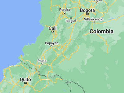 Map showing location of La Plata (2.39341, -75.89232)