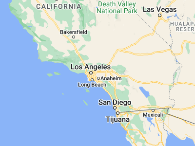 Map showing location of La Puente (34.02001, -117.94951)