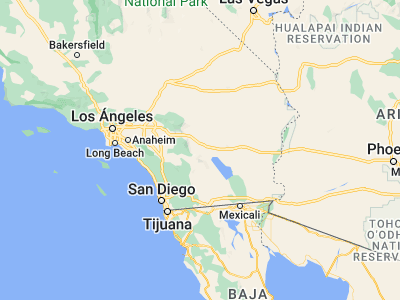 Map showing location of La Quinta (33.66336, -116.31001)