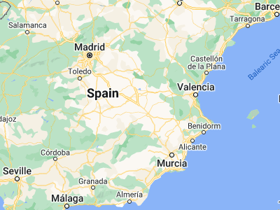 Map showing location of La Roda (39.21667, -2.15)