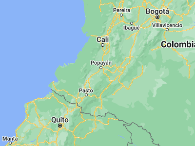 Map showing location of La Sierra (2.17835, -76.76265)
